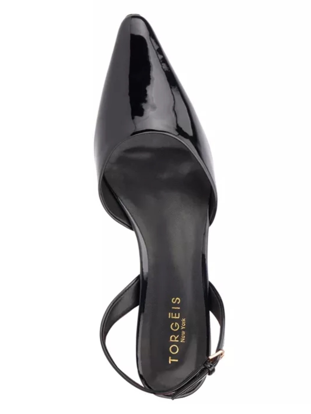 Torgeis New York Jacqueline Black Kitten Heels